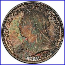 1897 PCGS PL64 Great Britain 1D Mdy S 3947 Silver Coin