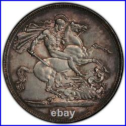 1902 Great Britain Crown Edward VII S-3978 PCGS AU55 UK Silver Coin