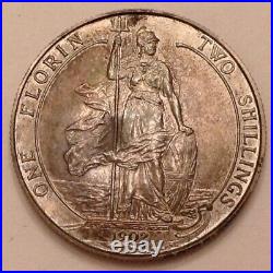 1902 Great Britain Edward VII Matte Proof Silver Florin