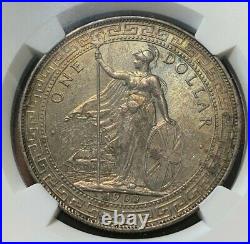1903 B Great Britain Silver Trade Dollar NGC UNC Details