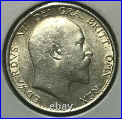 1906 Great Britain 1 One Shilling Nice Silver