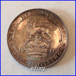 - 1911 Great Britain Proof One Shilling George V Only issue 6,007 Minted