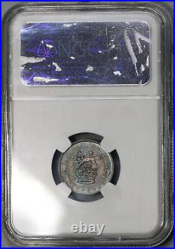 1911 NGC PF 66 Great Britain 6 pence George V Proof Silver Coin (18082606C)