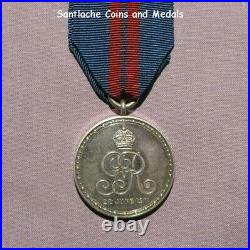 1911 Official King George V Coronation Medal In Silver