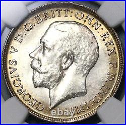 1918 NGC MS 65 Great Britain George V Florin Silver Coin POP 3/0 (22073001C)