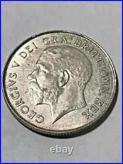 1924 Great Britain Silver Shilling XF++ #19165