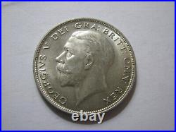 1932 Silver Half Crown RARE Great Britain King George V English Coin. 925 #1932