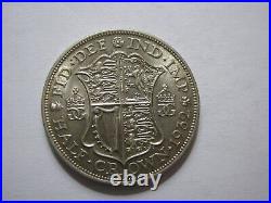 1932 Silver Half Crown RARE Great Britain King George V English Coin. 925 #1932