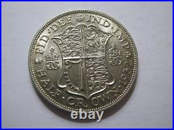 1932 Silver Half Crown RARE Great Britain King George V English Coin. 925 #1932