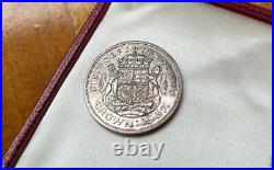 1937 Great Britain George VI 15 Silver Coins Proof Set With Original Case