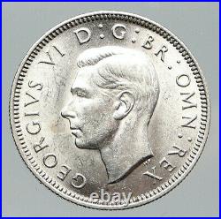 1940 Great Britain UK King George VI United Kingdom SILVER SHILLING Coin i91970