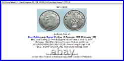 1942 Great Britain UK United Kingdom SILVER SHILLING Coin King George VI i78305