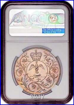 1977 Great Britain 25p Silver Jubilee Of Reign Ngc Ms65 High Grade Toned
