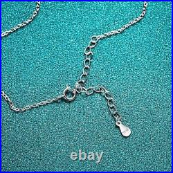 1ct Diamond Four Claws Pendant Necklace & Gift Box Lab-Created VVS1/D/Excellent