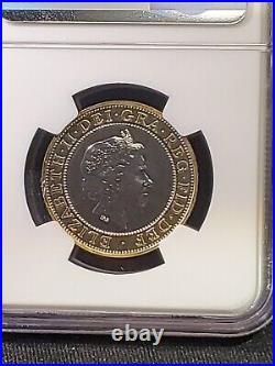 2002 Great Britain Commonwealth Games 2 Pound Coin North Ireland NGC MS 68 DPL