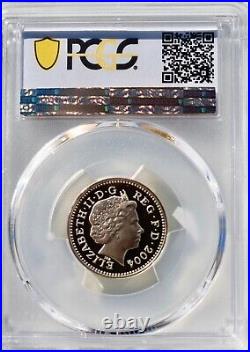 2004 £1 One Pound Silver Proof Forth Bridge PCGS PR70 DCAM Great Britain Top Pop