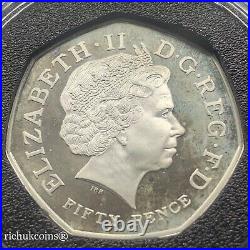 2009 UK Coin1x Royal Mint 50p Silver Proof Coin Kew Gardens 1809 2009 BOX&COA