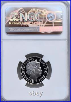 2011 Silver £1 Cardiff Proof NGC PF70 Great Britain