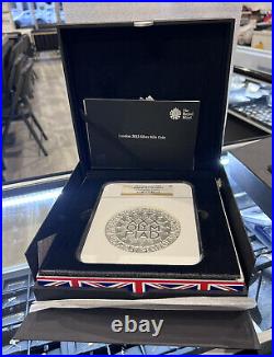 2012 GREAT BRITAIN £500 LONDON OLYMPICS 999 SILVER KILO NGC PF69 UCAM With Box