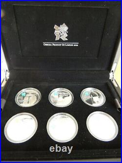 2012 Royal Mint Celebration Britain Great British Icons Silver Proof £5 6 Coin