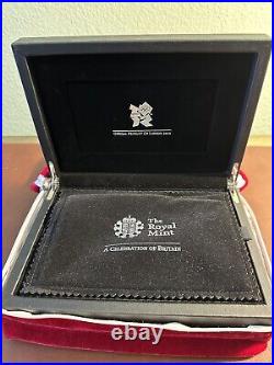 2012 Royal Mint Celebration of Britain 6 Sterling. 925 Silver Coin Set Box COA