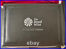 2012 Royal Mint Celebration of Britain 6 Sterling. 925 Silver Coin Set Box COA