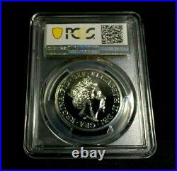 2015 BRITANNIA £50 PCGS MS 68 Gold Shield GREAT BRITAIN 1 oz Silver Coin