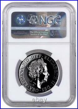 2015 Great Britain 1 oz Silver Britannia £50 Coin NGC MS69 DPL