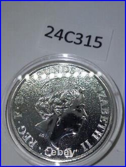 2016 Great Britain 2 ounc. 9999 Silver Queen's Beasts Lion of England 24C315 bb7