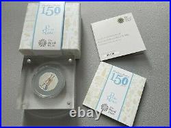 2016 Royal Mint Beatrix Potter Peter Rabbit Silver Proof Colour UK 50P Boxed COA