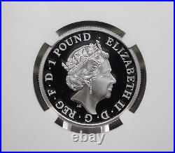 2017 Great Britain Silver Proof BRITANNIA Set (6 Coin) NGC PF70 UC 20th #AR