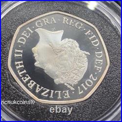 2017 UK Coin1x Royal Mint 50p Silver Proof Piedfort Coin Sir Isaac Newton