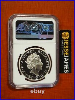 2020 £2 Great Britain Proof Silver Mayflower Voyage Ngc Pf69 Ultra Cameo 1 Oz