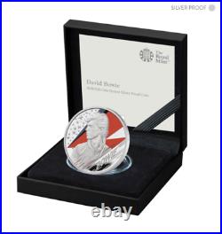 2020 Great Britain £2 Music Legends David Bowie 1 oz Silver Proof Coin 8000 Made