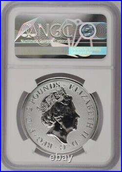 2020 Great Britain £2 Silver Valiant NGC MS70