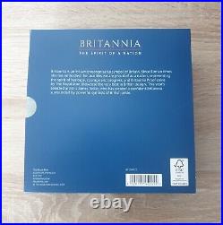 2020 Great Britain Britannia five ounce 999 fine Silver Proof £10 coin