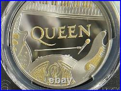 2020 Great Britain Music Legends Queen Error 1 oz Silver Proof Coin PCGS PR69