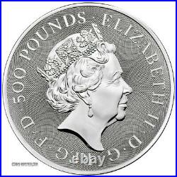 2021 1 Kilo Silver £500 Great Britain QUEEN BEAST COLLECTION COMPLETER BU Coin