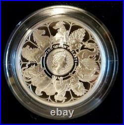 2021 1oz Great Britain Queen's Beasts Completer. 999 Silver Proof Coin