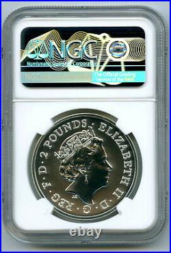 2021 2pd Great Britain 1oz Silver Ngc Ms69 Royal Arms First Releases Top Grade