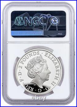 2021 Great Britain 1 oz Silver Britannia Proof £2 Coin NGC PF70 Britannia Label
