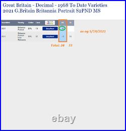 2021 Great Britain 1 oz Silver'Plain Fields' Britannia/Lion £2 NGC MS-69 DPL