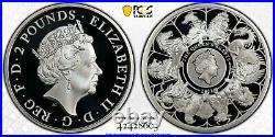 2021 Great Britain 1oz Silver Proof Pcgs Pr70 Queen's Beasts Completer Coin, Fs