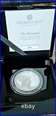 2021 Great Britain 2 oz Silver Proof Premium Britannia