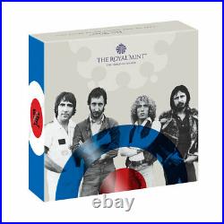 2021 Great Britain Legends The Who 1 oz Silver Colorized Proof £2 Coin
