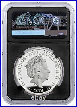 2021 Great Britain Legends of British Music The Who 1 oz Silver Proof PF70 UC