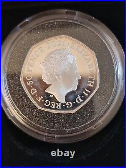 2021 Team GB 50p Silver Proof Piedfort coin 2020 Tokyo Olympics Ltd Ed 0233/1500