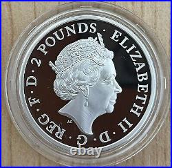 2022 Britannia 1 oz Silver Proof Queen Elizabeth Great Britain Limited Ed. 3500
