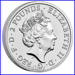2022 Great Britain Britannia Premium Exclusive 1 oz Silver Coin BU, Royal Mint