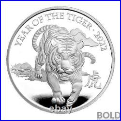 2022 Great Britain Lunar Year of the Tiger 1 oz Silver Proof